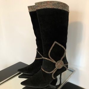 Miss Sixty Pointed Toe Booties 7.5